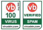 Virus Bulletin certificate